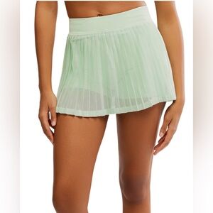 FP Movement Women's Rally Ruffle Mini Skirt in Pistachio Size XS/S NWT